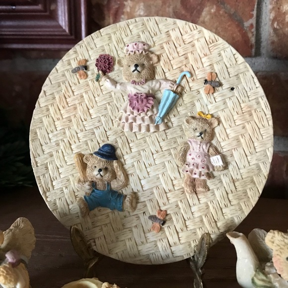 Rare Vintage Teddy Bear Miniature Tea Set - Picture 4 of 12